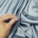 Атласная ткань из шелка голубого цвета